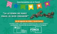 Cuentacuentos en el Fonck: “La leyenda de Make Make, el Dios creador”