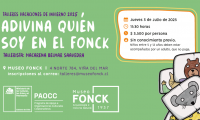 Diviértete con el taller “Adivina quién soy en el Fonck” Diviértete con el taller “Adivina quién soy en el Fonck”