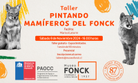 Anímate a participar del taller gratuito “Pintando mamíferos del Fonck”