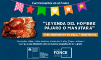 Cuentacuentos en el Fonck: Leyenda del Hombre Pájaro o Manutara
